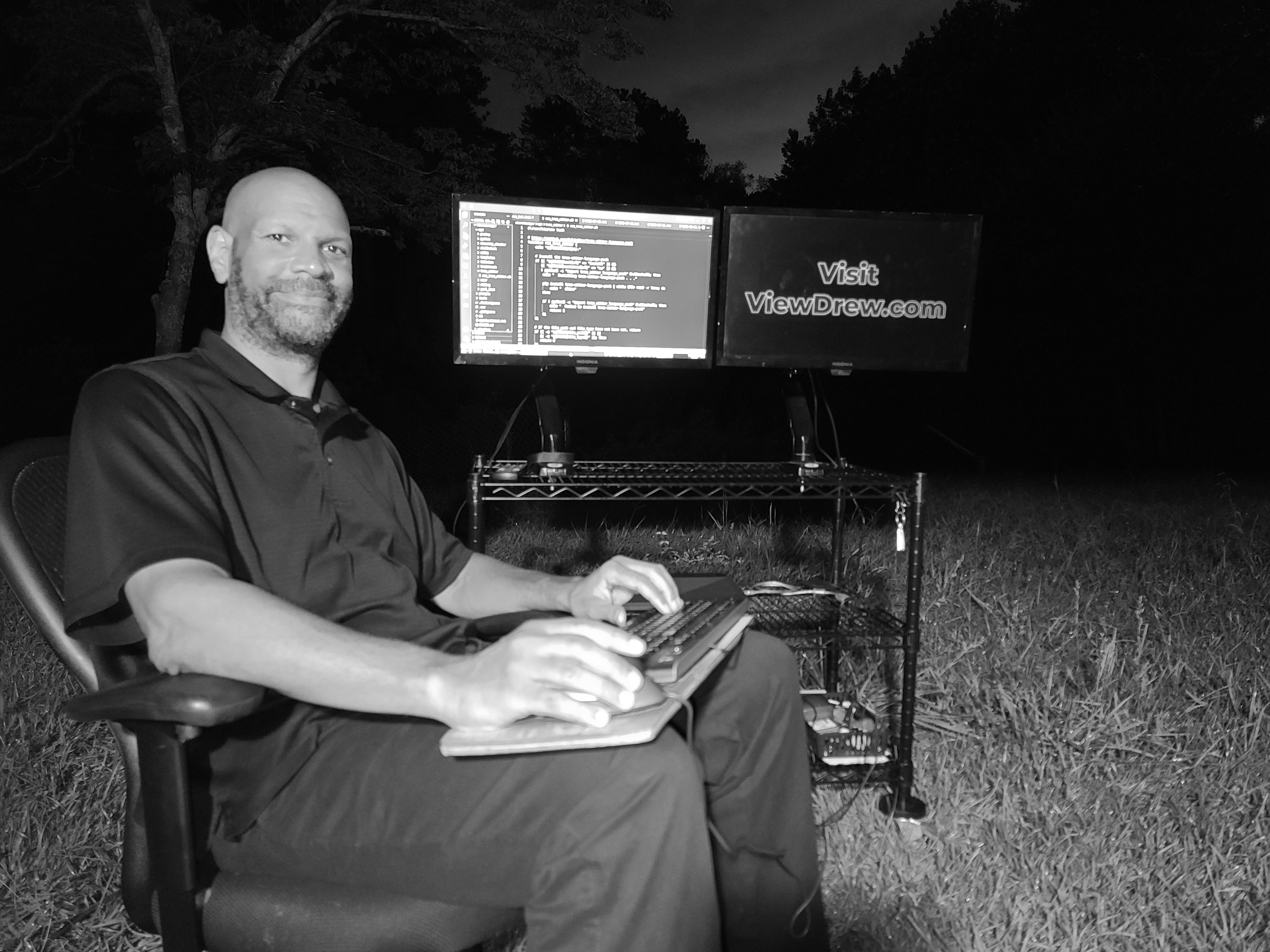 Drew Outside Office